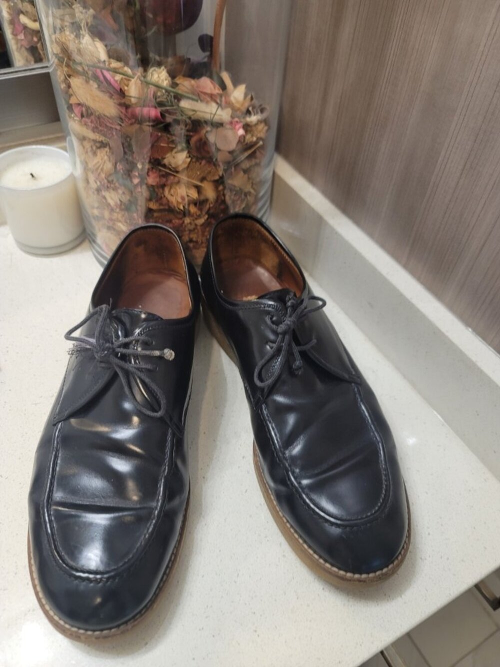 MARC JACOBS Black Patent Leather Chunky Sole Loafers Mens Shoes Sz 45.5